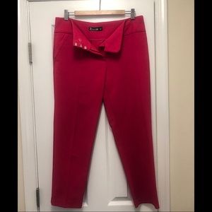 New York & Co - Raspberry cropped pants